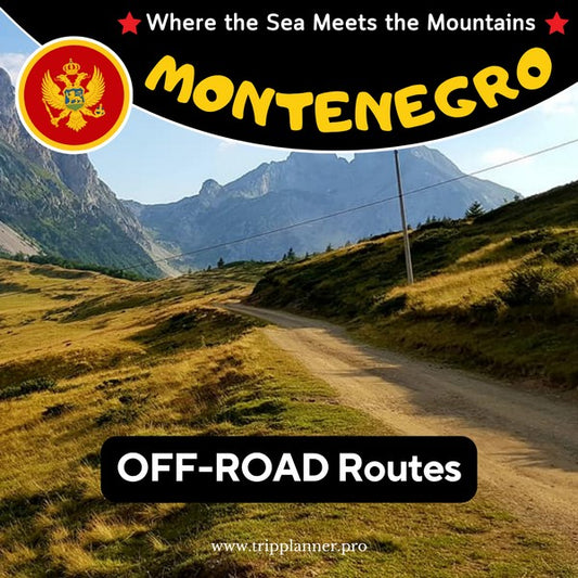 Montenegro Off-Road GPX Routes Add-On – motorcycle adventure trails through the wild mountains of Montenegro, gravel trails, remote mountain passes, and untouched landscapes.