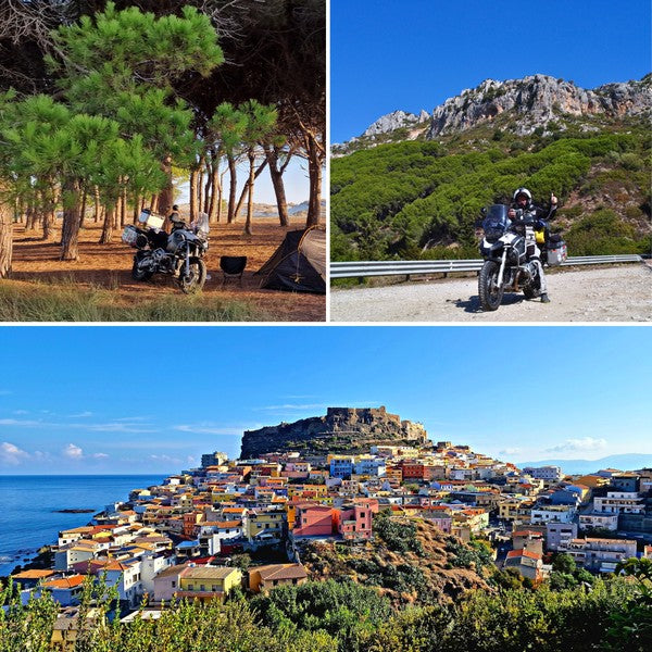 Sardinia Motorcycle Tour: Riding the challenging curves and hairpins of the legendary SS125 (Orientale Sarda) state road, included in the detailed GPX files.