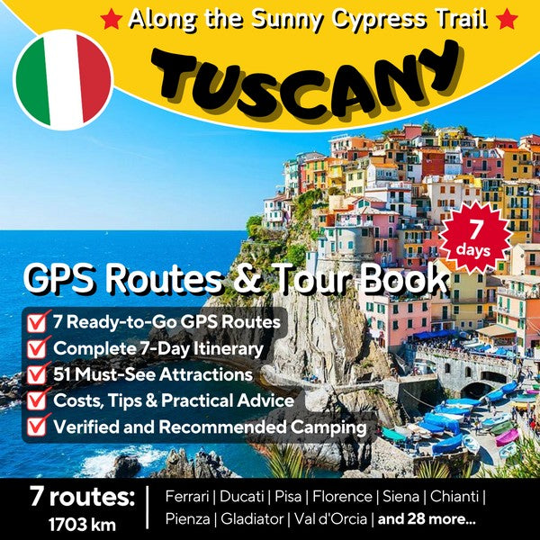ADVENTURE PACK - Alps + Tuscany + Sardinia
