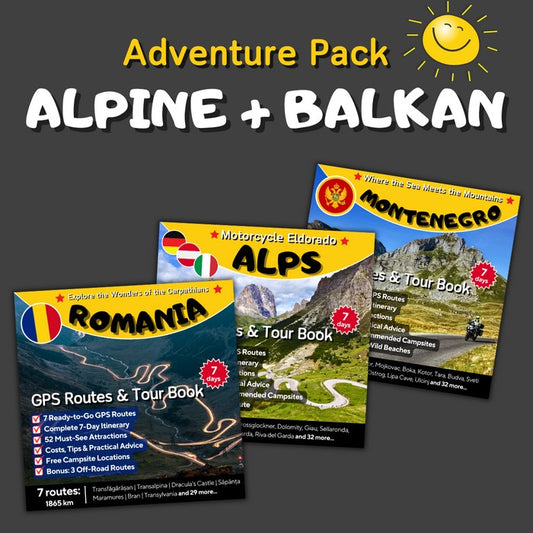 ADVENTURE PACK - Romania + Alps + Montenegro